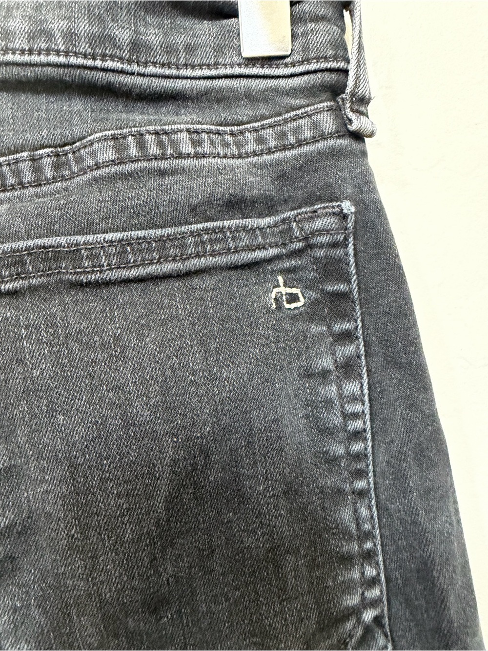 Rag & Bone Dre Capri- Black - Picture 3 of 3